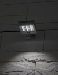 Прожектор с датчиком движения c выносной солнечной батареей, 6LED,150lm ERAFS024-07 (ЭРА) Б0044247