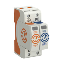 УЗИП для силовых сетей 1+NPE (Класс I+II), 280 В (OBO Bettermann) V50-1+NPE-280