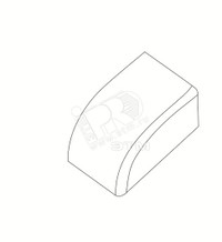 Заглушка 16х16 белая (Tplast) 50.15.005.002