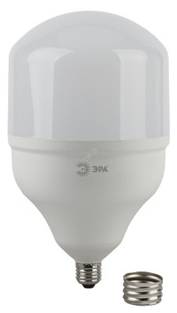 Лампа светодиодная LED 65 Вт 5200Лм 4000К T160 нейтральный E27/E40 (переходник) 170-265В LED POWER T160-65W-4000-E27/E40 (ЭРА) Б0027923