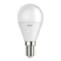 Лампа светодиодная LED 12 Вт 880 лм 3000К шар P45 теплый E14 AC 220В Elementary (GAUSS) 53112