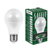 Лампа светодиодная LED 10вт Е27 белый (SAFFIT) SBA6010 55005