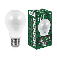 Лампа светодиодная LED 12вт Е27 дневной (SAFFIT) SBA6012 55009