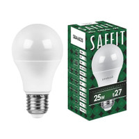 Лампа светодиодная LED 25вт Е27 дневной (SAFFIT) SBA6525 55089