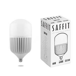 Лампа светодиодная LED 100вт Е27/Е40 дневной (SAFFIT) SBHP1100 55101