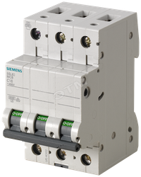 Выключатель автоматический трехполюсный 50А С 6кА (SIEMENS) 5SL6350-7