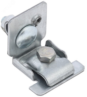 Держатель проводника круглого универсальный 6-10 мм фальц 0,7-8 мм оцинкованная сталь (IEK) ZDP80-11-2-16-078