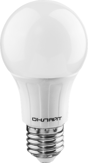 Лампа светодиодная LED 10вт Е27 дневной (ОНЛАЙТ) 61140