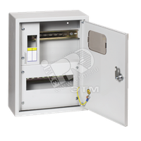 Щит учетно-распределительный навесной ЩУРн 3/18 с окном IP31 500х340х120 под электросчетчик (EKF) mb23-3/18e