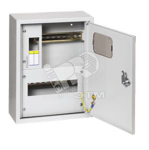 Щит учетно-распределительный навесной ЩУРн 3/18 с окном IP31 500х340х120 под электросчетчик (EKF) mb23-3/18e