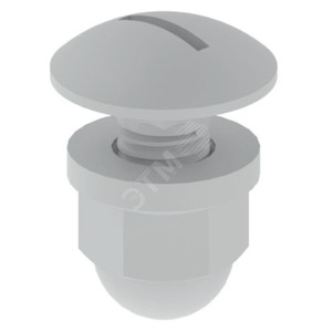Болт DIN 603 M8x22 ПВХ-М1 серый RAL7030 (1000шт) (Unex) 66809