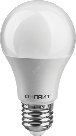 Лампа светодиодная LED 10вт E27 белый PROMO (ОНЛАЙТ) 82911
