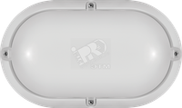 Светильник светодиодный ДБП-7w 4000К 520Лм овальный пластиковый IP65 белый (ОНЛАЙТ) 71687