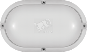 Светильник светодиодный ДБП-7w 4000К 520Лм овальный пластиковый IP65 белый (ОНЛАЙТ) 71687