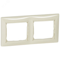 Рамка 2-местная слоновая кость VALENA DIY (IEK) 695632