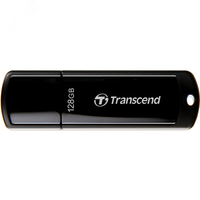 Флеш накопитель 128GB JetFlash 700, USB 3.0, черный (Transcend) TS128GJF700