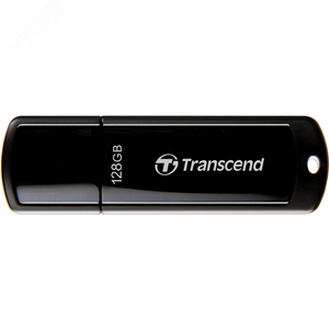 Флеш накопитель 128GB JetFlash 700, USB 3.0, черный (Transcend) TS128GJF700