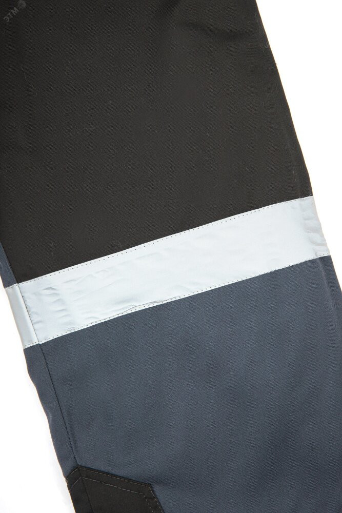 Костюм зимний Фаворит-Мега (ткань Протек,240) полукомбинезон, черный красный серый, 48-50 182-188 (Факел) 87472322