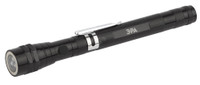 Фонарик на батарейках 4хLR44, ударопрочный, телескопическая ручка 40 см, регулируемый угол, магнитный RB-602 Практик (ЭРА) Б0033748
