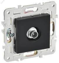 SKANDY Розетка TV проходная SK-A17Bl черный IEK (IEK) SK-A10-P-K02