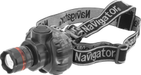 Фонарь светодиодный NPT-H03-3AAA 1LED 1Вт налобный пластик (Navigator Group) 94950