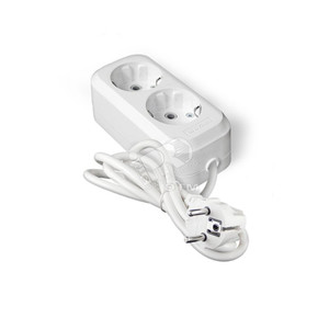 Удлинитель бытовой 2х2м с заземлением 16А (UNIVersal) 9631972