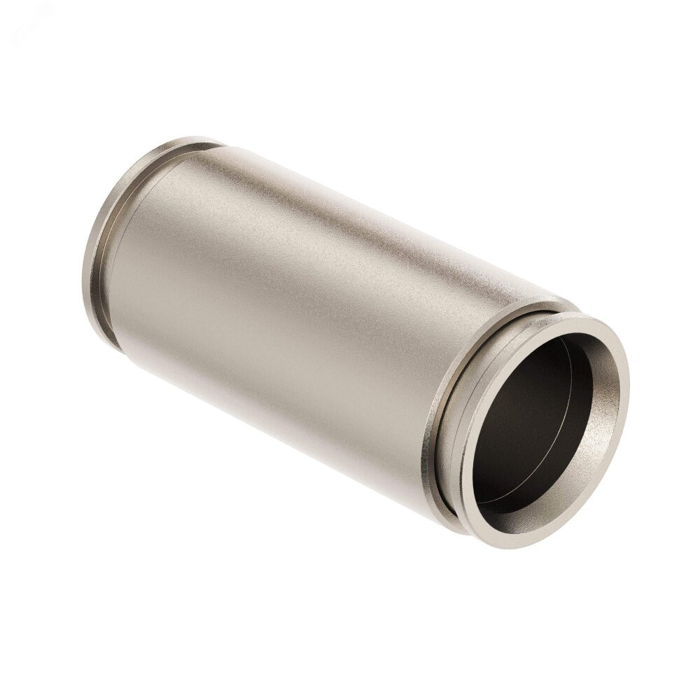 Муфта труба-труба D=20мм IP66/IP67 никелированная латунь (DKC) 6110-20N