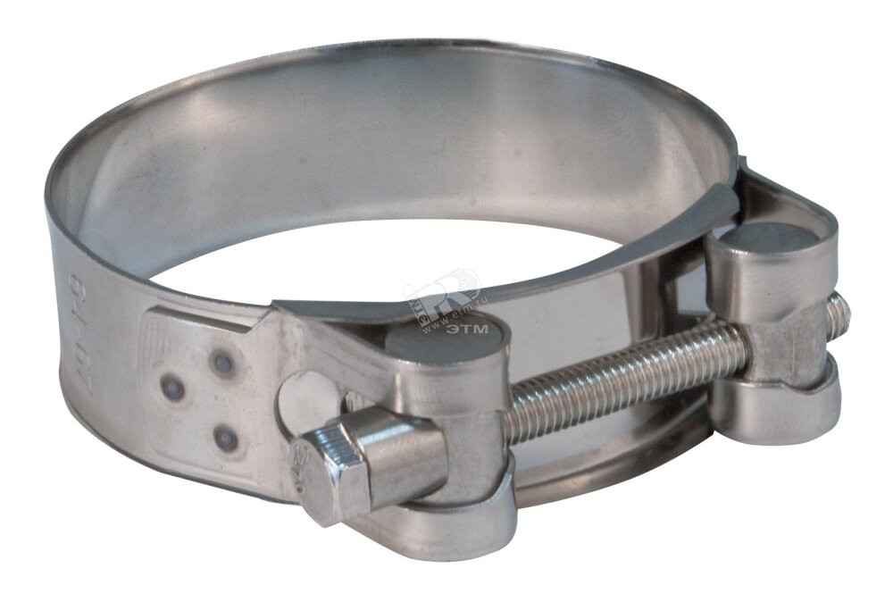 Хомут обжимной силовой шарнирный 40-43мм нержавеющая сталь (Хват) 99369т