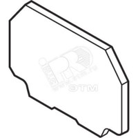 Заглушка торцевая для FED2-4 V0 для DR1.5/4 (TE Connectivity (Entrelec,Tyco)) ENT1SNA399577R0200