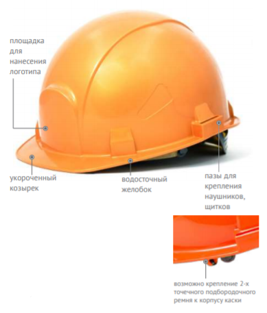 Каска защитная СОМЗ-55 ВИЗИОН Termo красная 79216