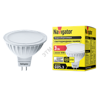 Лампа светодиодная LED 3вт 230в GU5.3 белая (Navigator Group) 94127