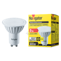 Лампа светодиодная LED 3вт 230в GU10 белая (Navigator Group) 94128