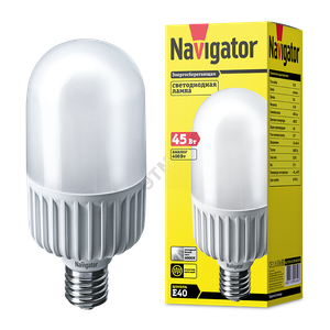 Лампа светодиодная LED 45вт Е40 белый (Navigator Group) 94340