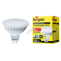 Лампа светодиодная LED 3вт 230в GU5.3 дневная (Navigator Group) 94381
