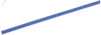 Трубка термоусаживаемая ТТУ 12/6 синяя (1м) (IEK) UDRS-D12-1-K07