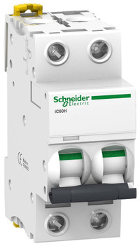 Выключатель автоматический двухполюсный 4A B iC60H (Schneider Electric) A9F83204