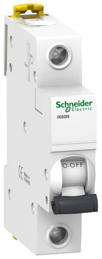 Выключатель автоматический однополюсный 6А С iK60N 6кА (Schneider Electric) A9K24106