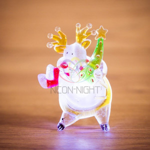 Олень RGB на присоске (Neon-Night) 501-024