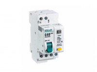 Выключатель автоматический дифференциальный (Автоматический выключатель дифференциального тока АВДТ) 1п+N 40А 30мА тип AC С 4.5кА ДИФ-102 (Dekraft) 16007DEK