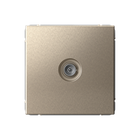 ARTGALLERY TV ТВ розетка проходная 4DB, механизм, шампань (Systeme Electric) GAL000592