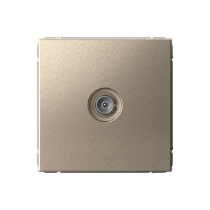 ARTGALLERY TV ТВ розетка проходная 4DB, механизм, шампань (Systeme Electric) GAL000592