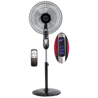 Вентилятор напольн. Energy ELEGANCE EN-1617 с пульт ДУ, 16, черный, высота 1,25м, таймер, измер. темпер., 1шт/коробка (Скрап) 003717