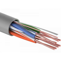Витая пара U/UTP 4PR 24AWG CAT5e бухта 305м (REXANT) 01-0043