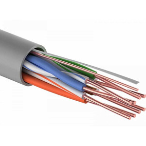 Витая пара U/UTP 4PR 24AWG CAT5e бухта 305м (REXANT) 01-0043