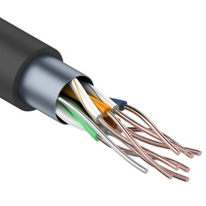 Витая пара F/UTP 4PR 24AWG CAT5e OUTDOOR барабан  305м (REXANT) 01-0146