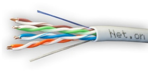 Витая пара U/UTP Cat 5e 4х2хAWG24 IN CCA Net.on 305м (Net.on) 01-0302