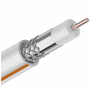 Кабель коаксиальный SAT 50 M, Cu/Al/Cu, 75%, 75 Ом, IN, белый, 100 м (REXANT) 01-2401