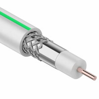 Кабель коаксиальный PROconnect SAT 703 B, CCS/Al/Al, 75%,75 Ом,бухта 100 м,белый (REXANT) 01-2431-2