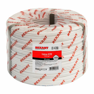 Кабель сигнальный КCПB 2х0,4 мм, 500 м, (REXANT) 01-4700
