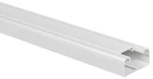 DLP Кабель-канал парапетный 105х50мм с крышкой шириной 65мм белый (IEK) 010429